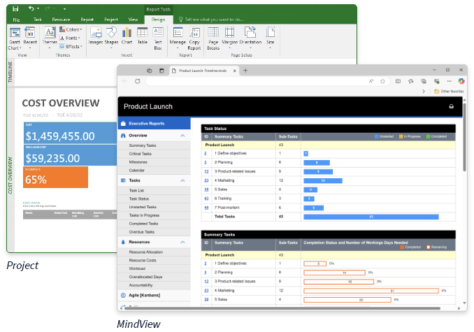 Ms Project example